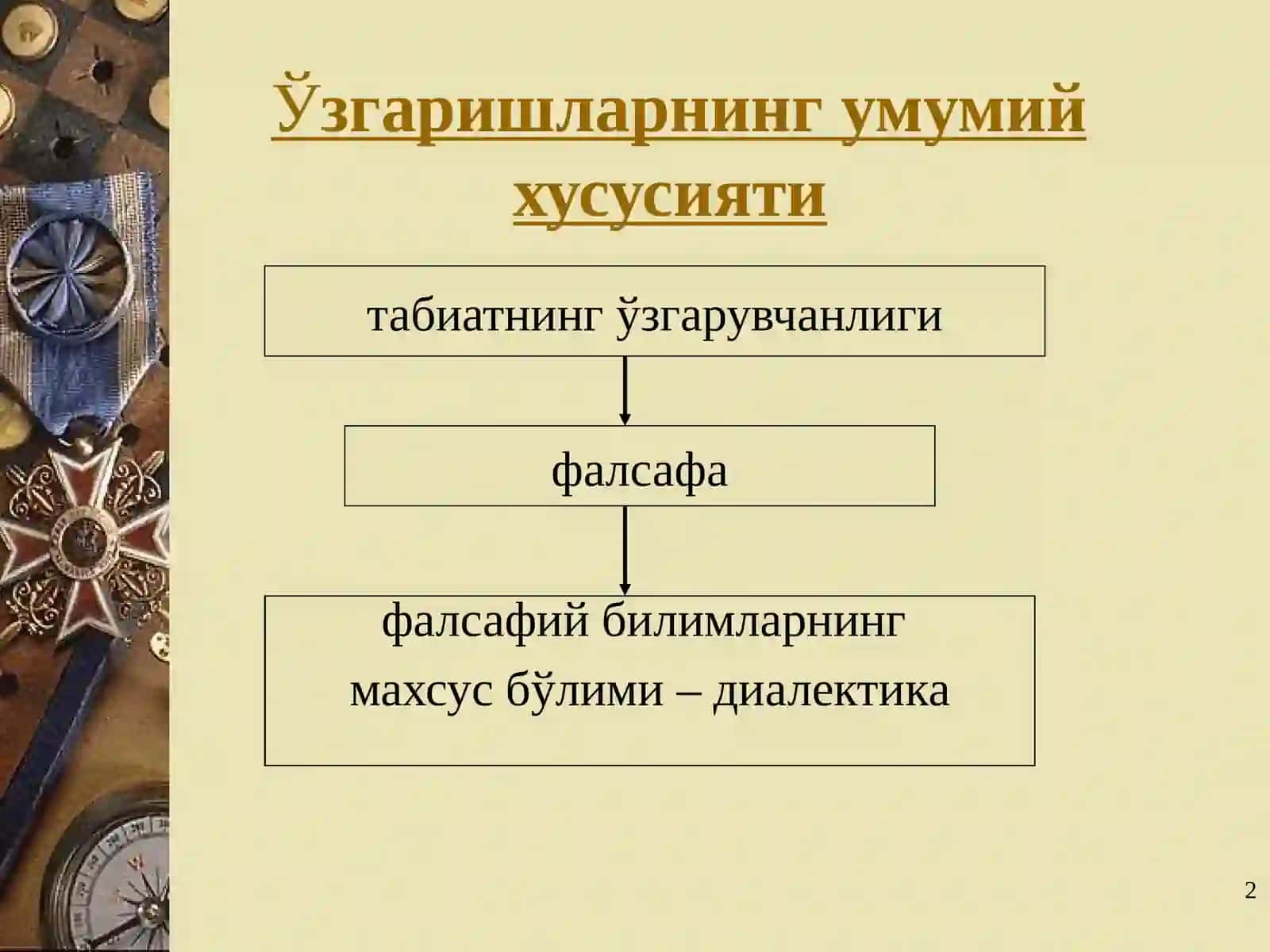 Фалсафанинг қонун ва категориялари 2