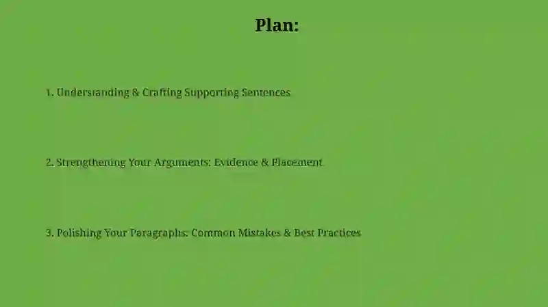 Understanding & Crafting Supporting Sentences 2