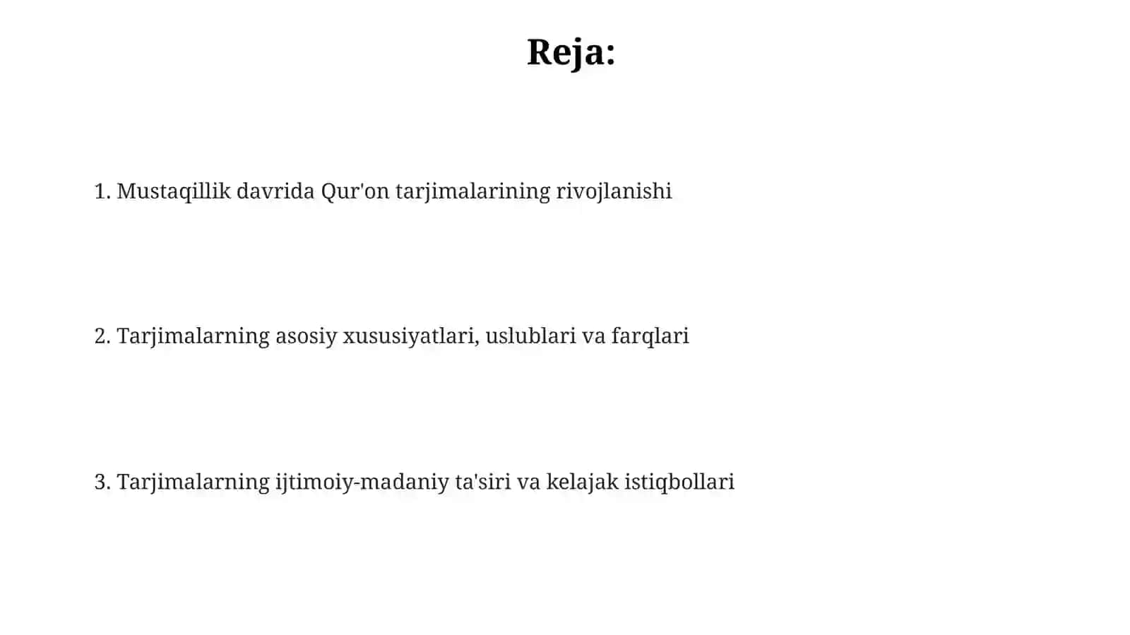MustaqillikyillaridaQur'onningo‘zbektiligatarjimaqilinishivatafsivlari 2