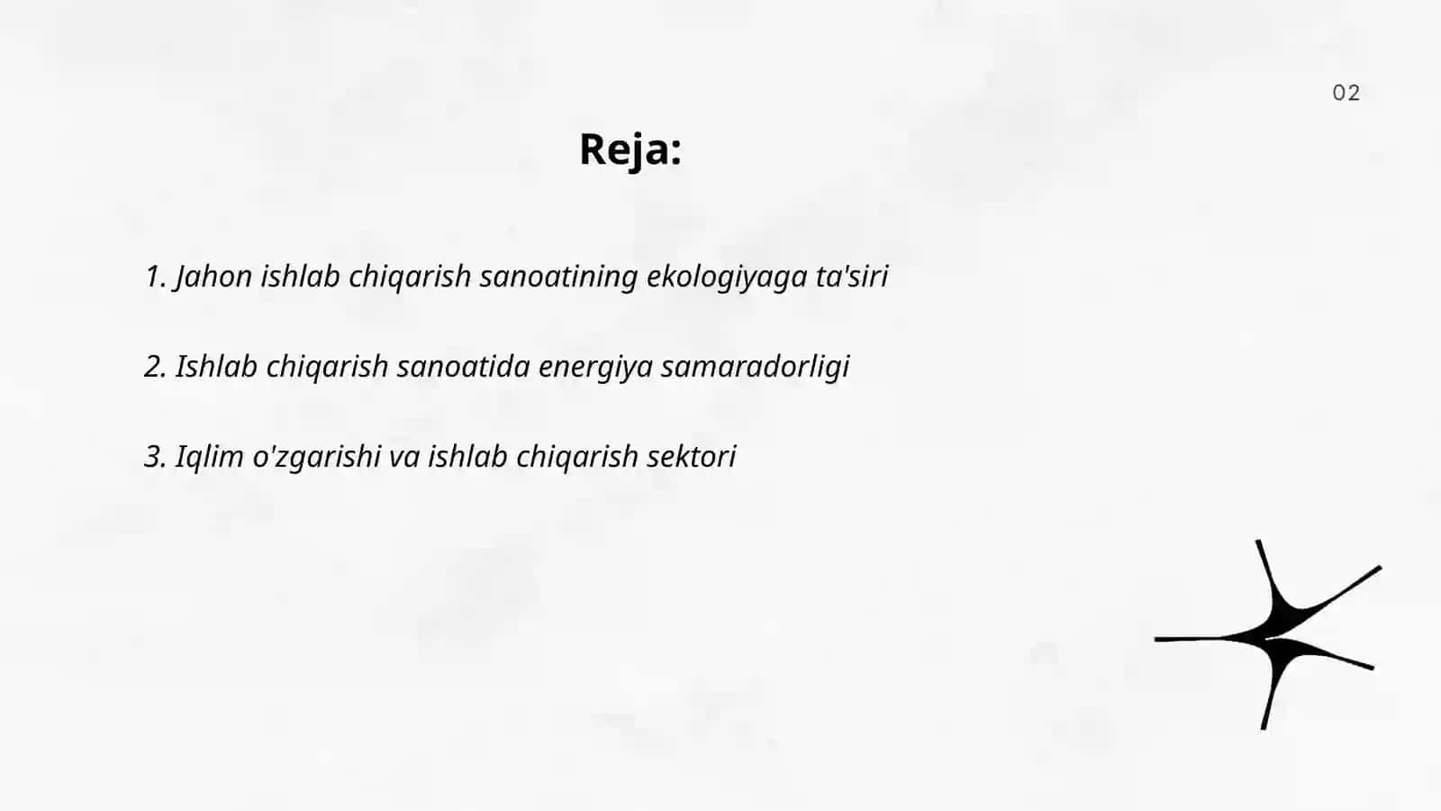 Jahon ishlab chiqarish sanoati va ekalogiya 2