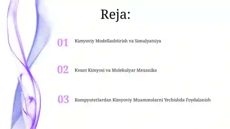 Kompyuter modellashtirish yordamida kimyoviy reaksiyalarni 10% gacha tezlashtirish va 5% gacha chiqindini kamaytirish mumkin 2