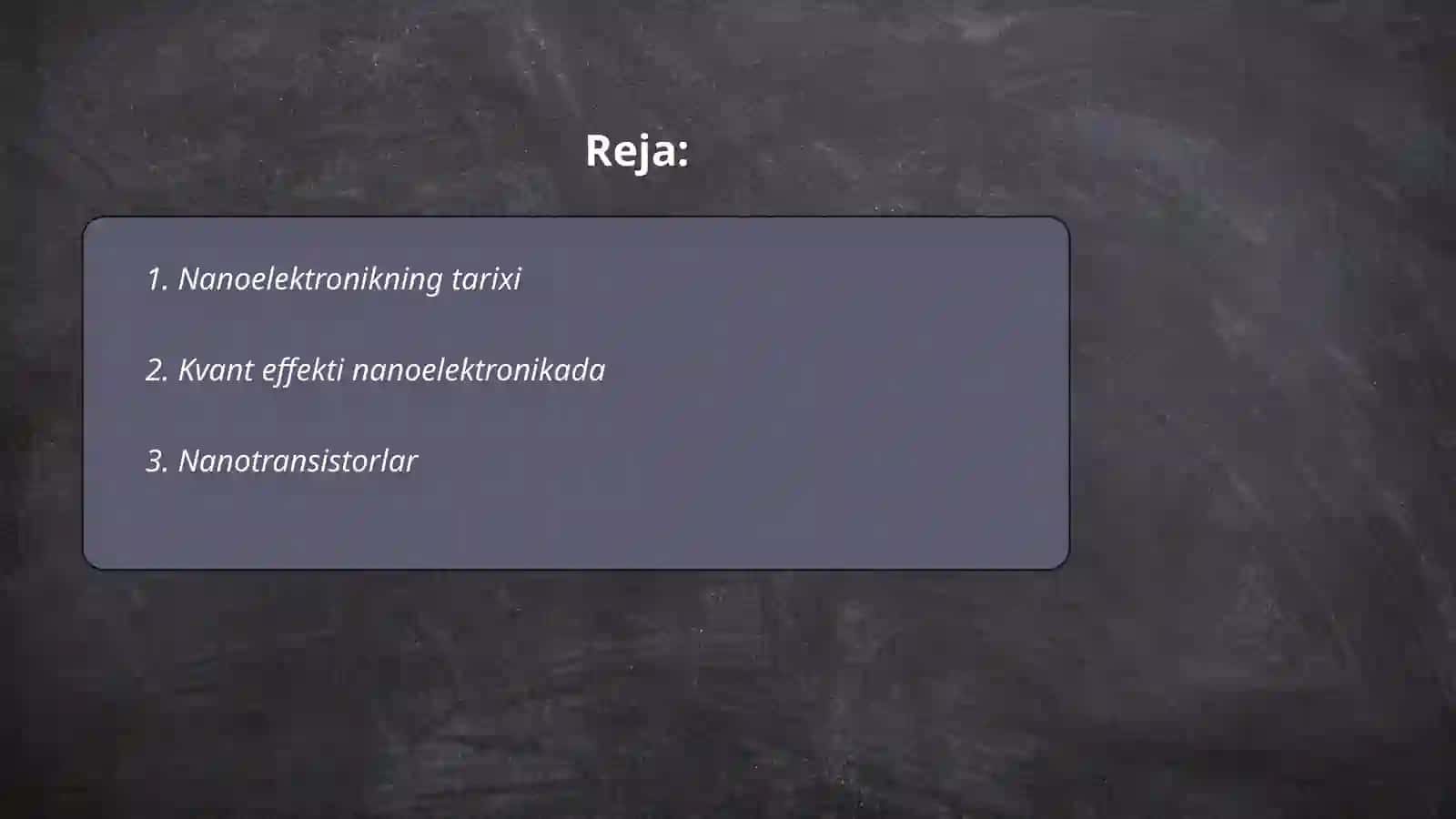 Nanoelektronika 2