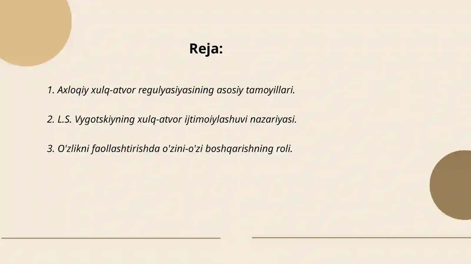 Axloqiy xulq-atvor regulyasiyasining takomillashuvi 2