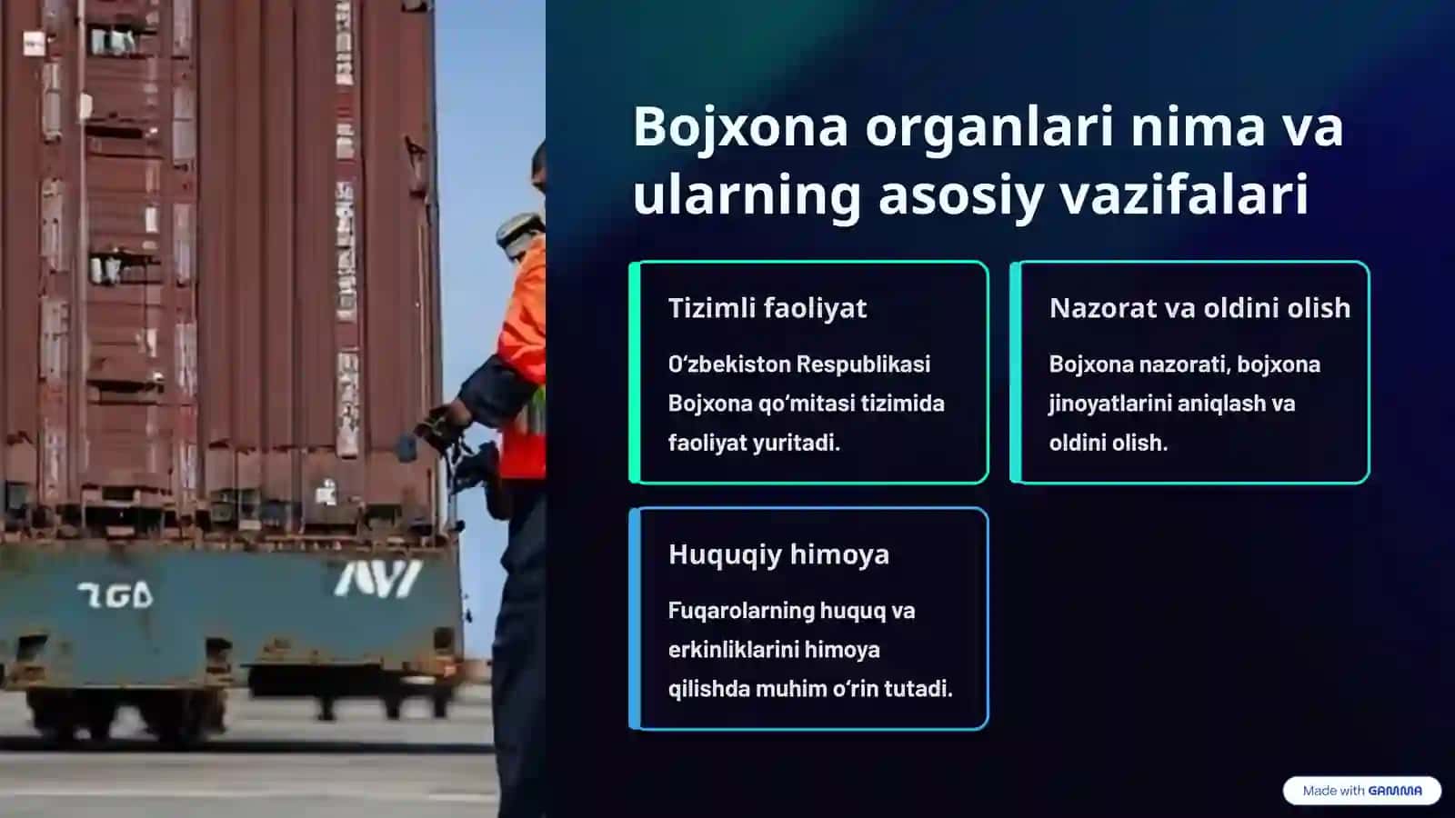 Bojxona organlarining huquqni muhofaza qilish faoliyatini amalga oshirishdagi roli 2