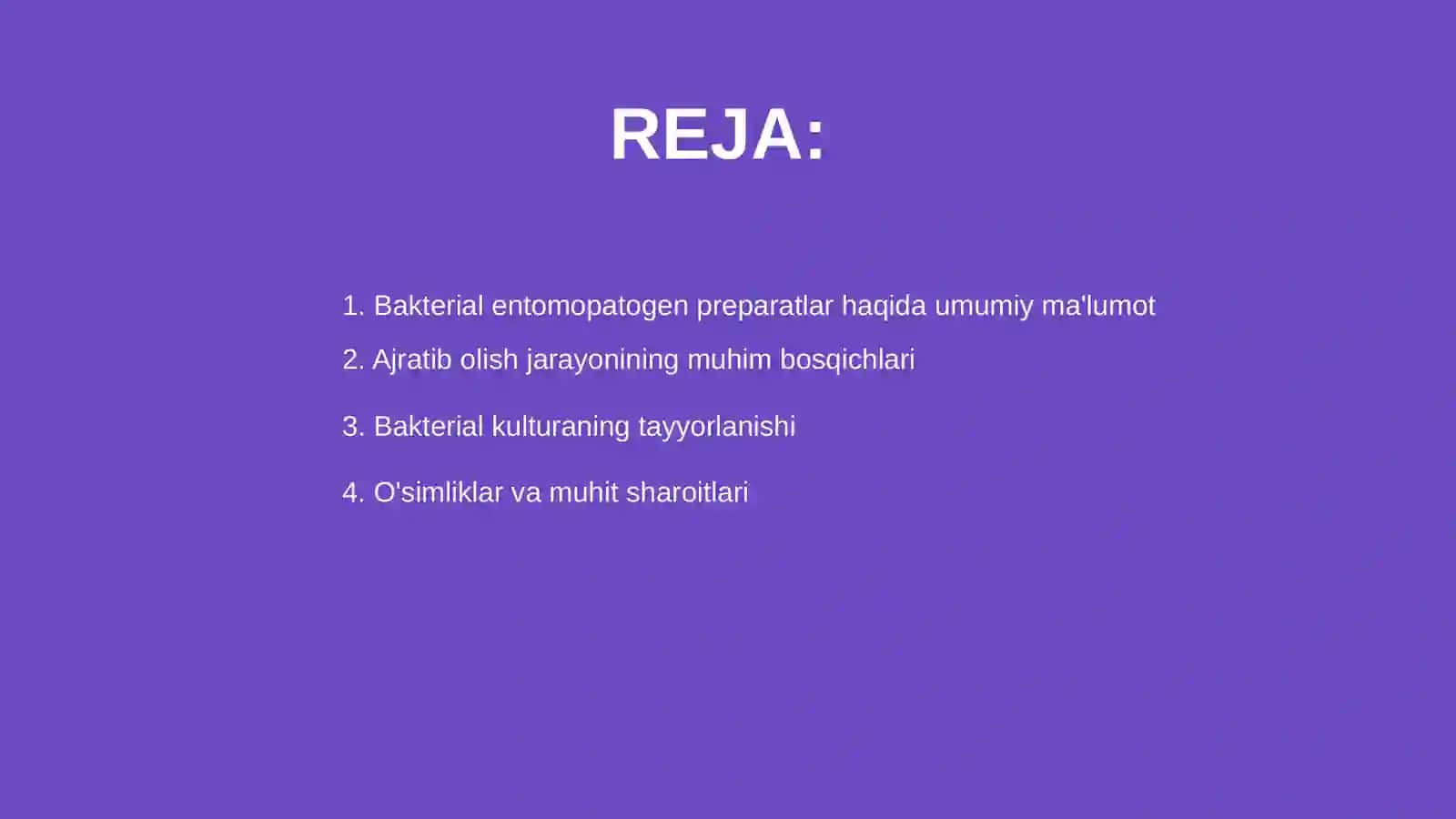 Bakterial entomopatogen preparatlarni ajratib olish texnologiyasi 2