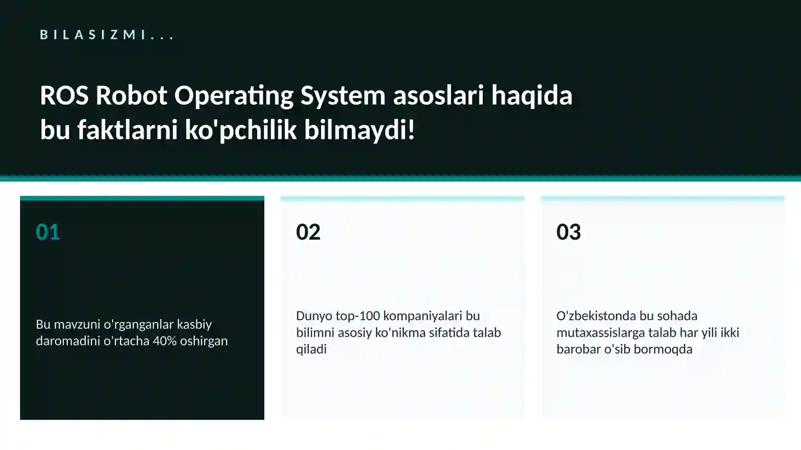 ROS Robot Operating System asoslari 2