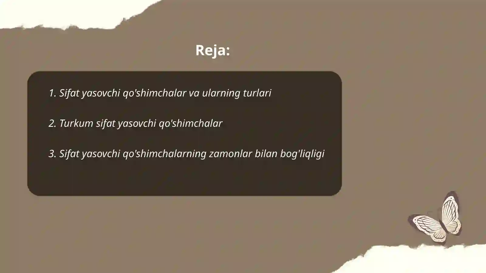 Sifat yasovchi qo'shimchalar 2