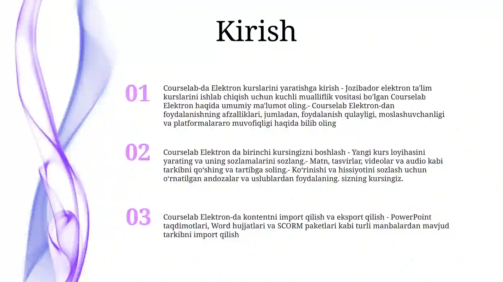 Courselab Dasturida Elektron Kurs Yaratish 2