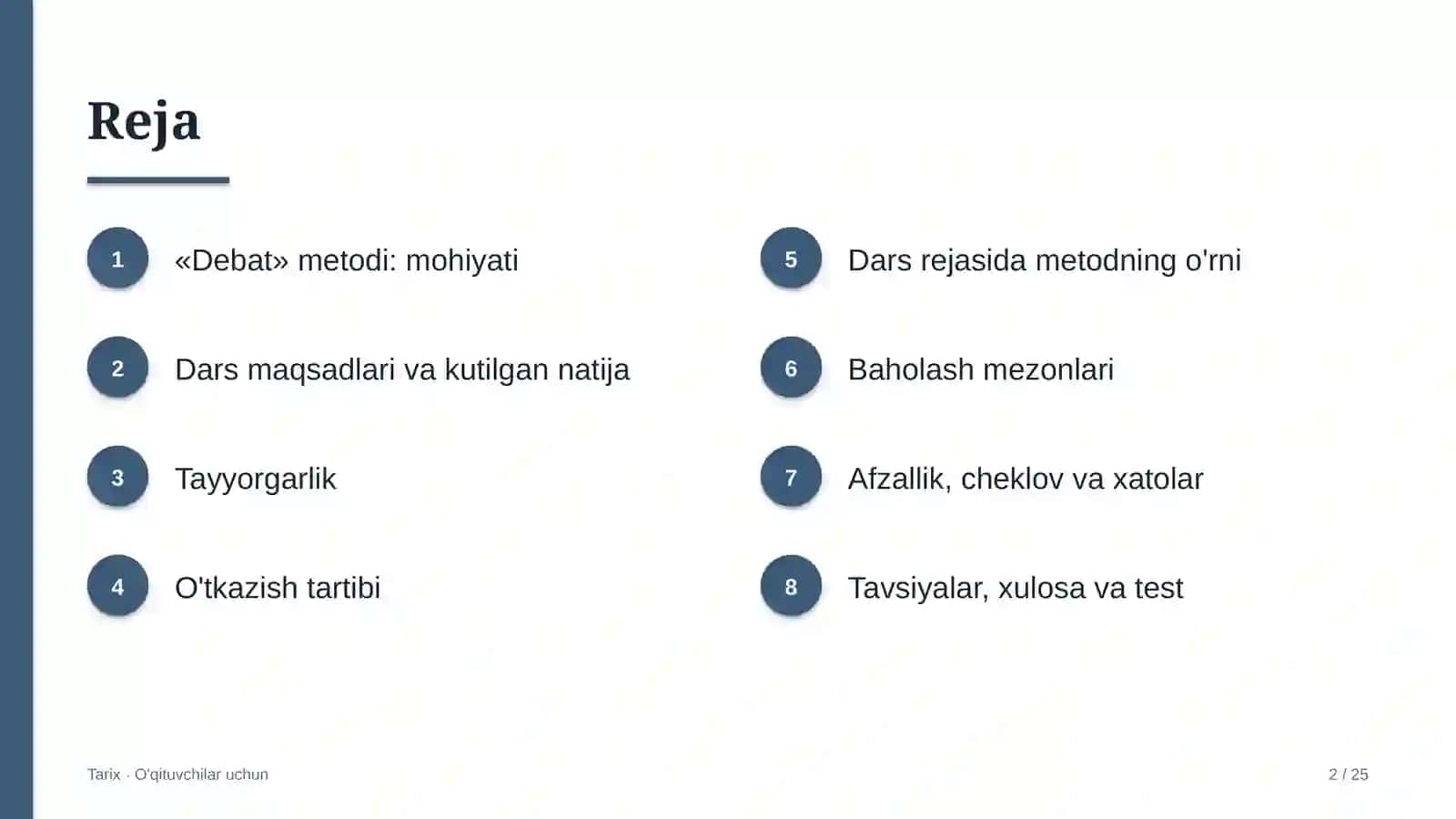 tarix darslarida debat metodidan foydalanish 5280 2