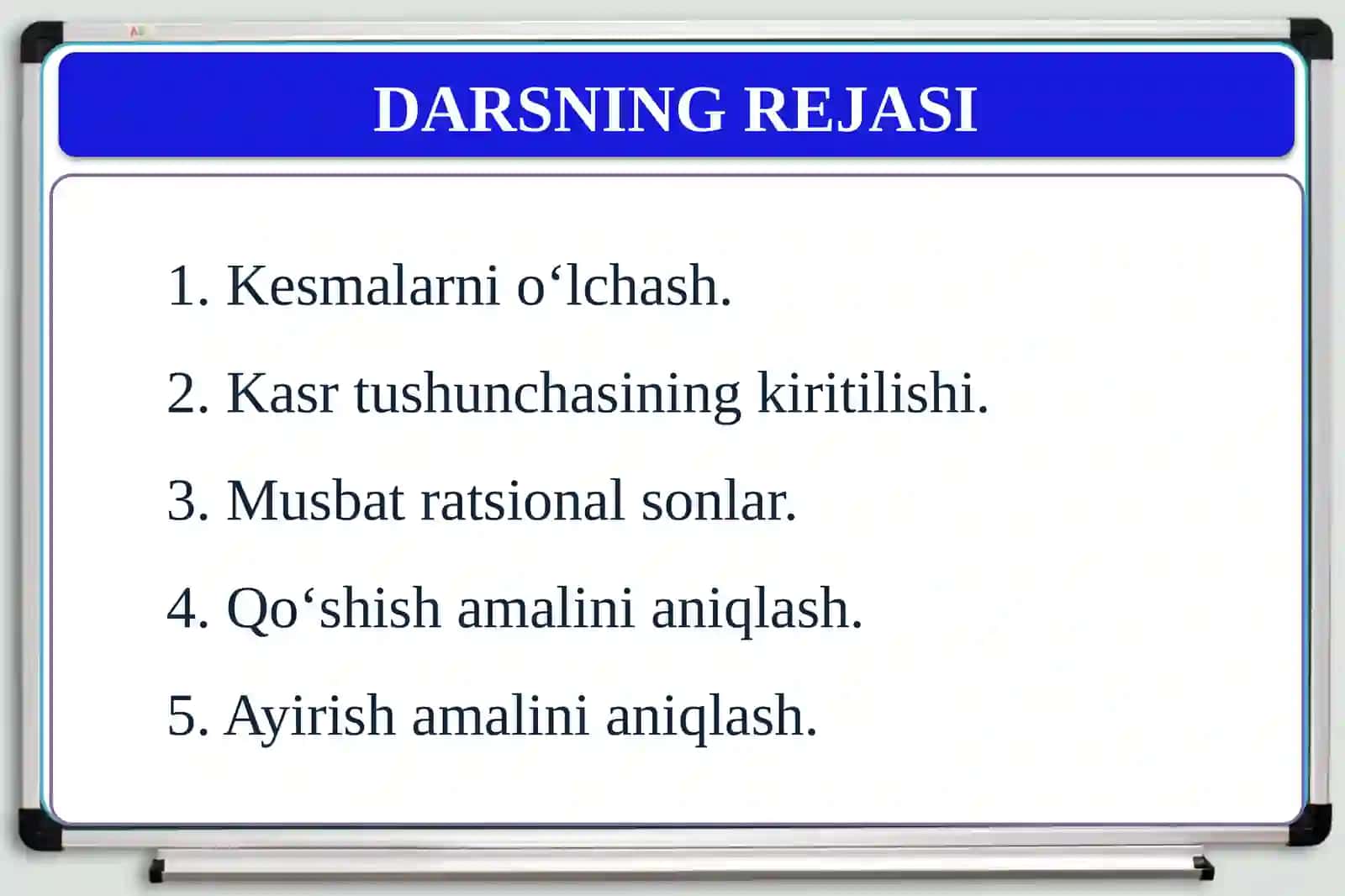 Matematikava uni o`qitish metodikasi 2