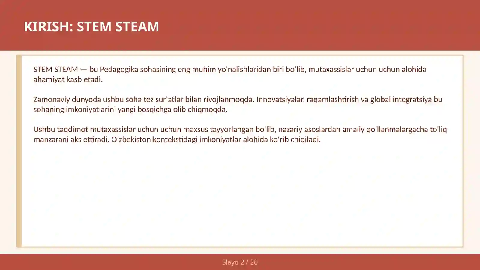 STEM STEAM 2