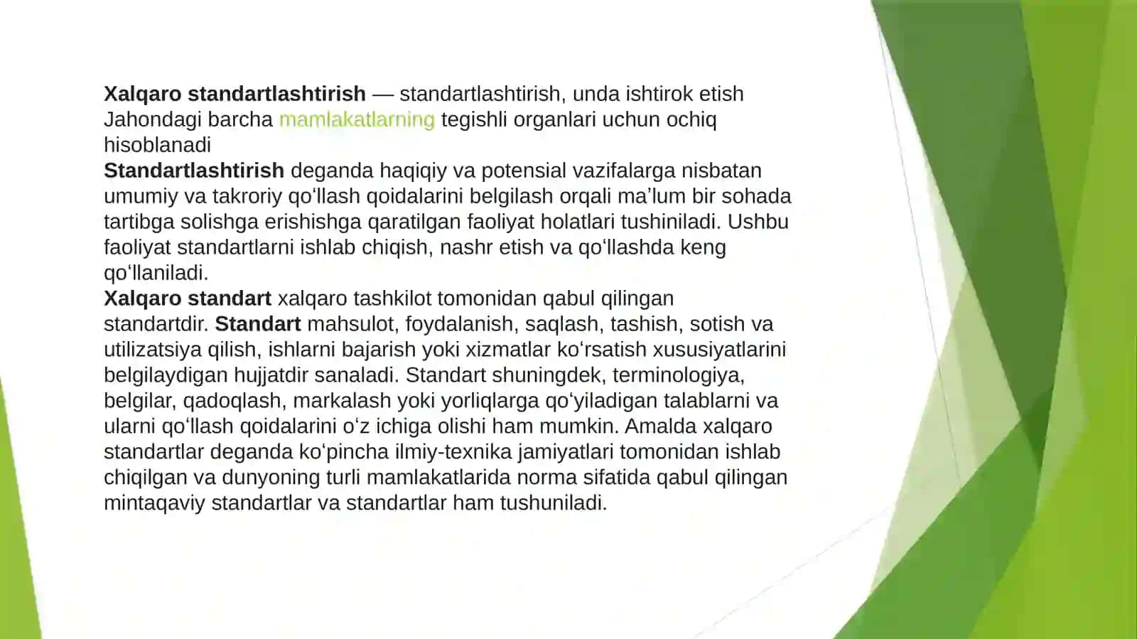 Metrologiyavastandartlashtirishboyichaxalqarotashkilotlarvaularningvazifalari 2
