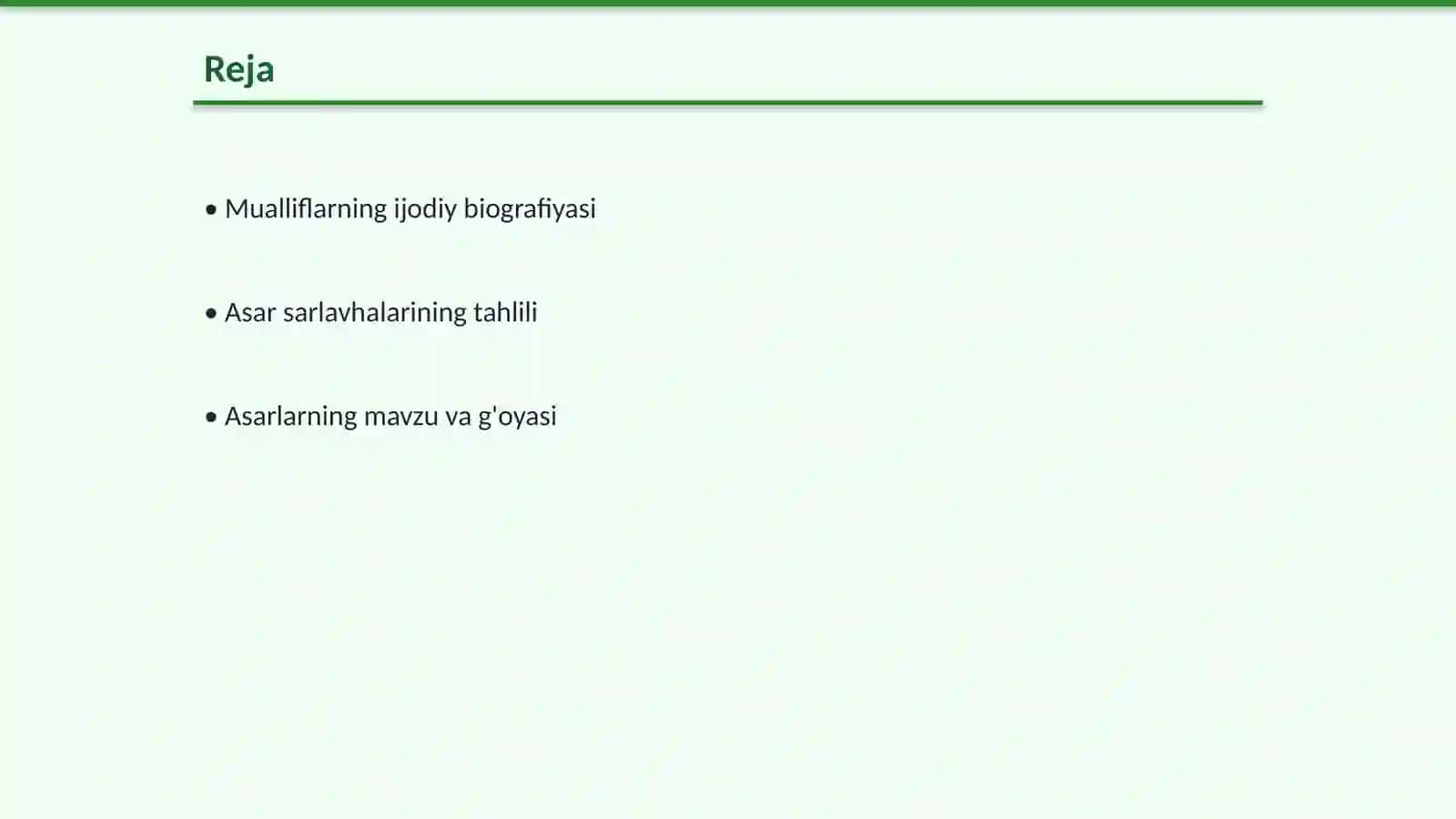 Mualliflarning qisqacha ijodiy biografiyasi 2