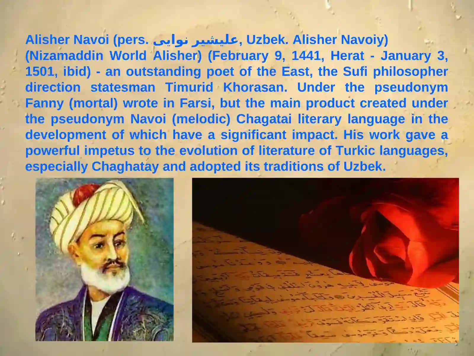 ALI-SHIR NAVA'I WORLD LITERARY HERITAGE OF THE EAST 2