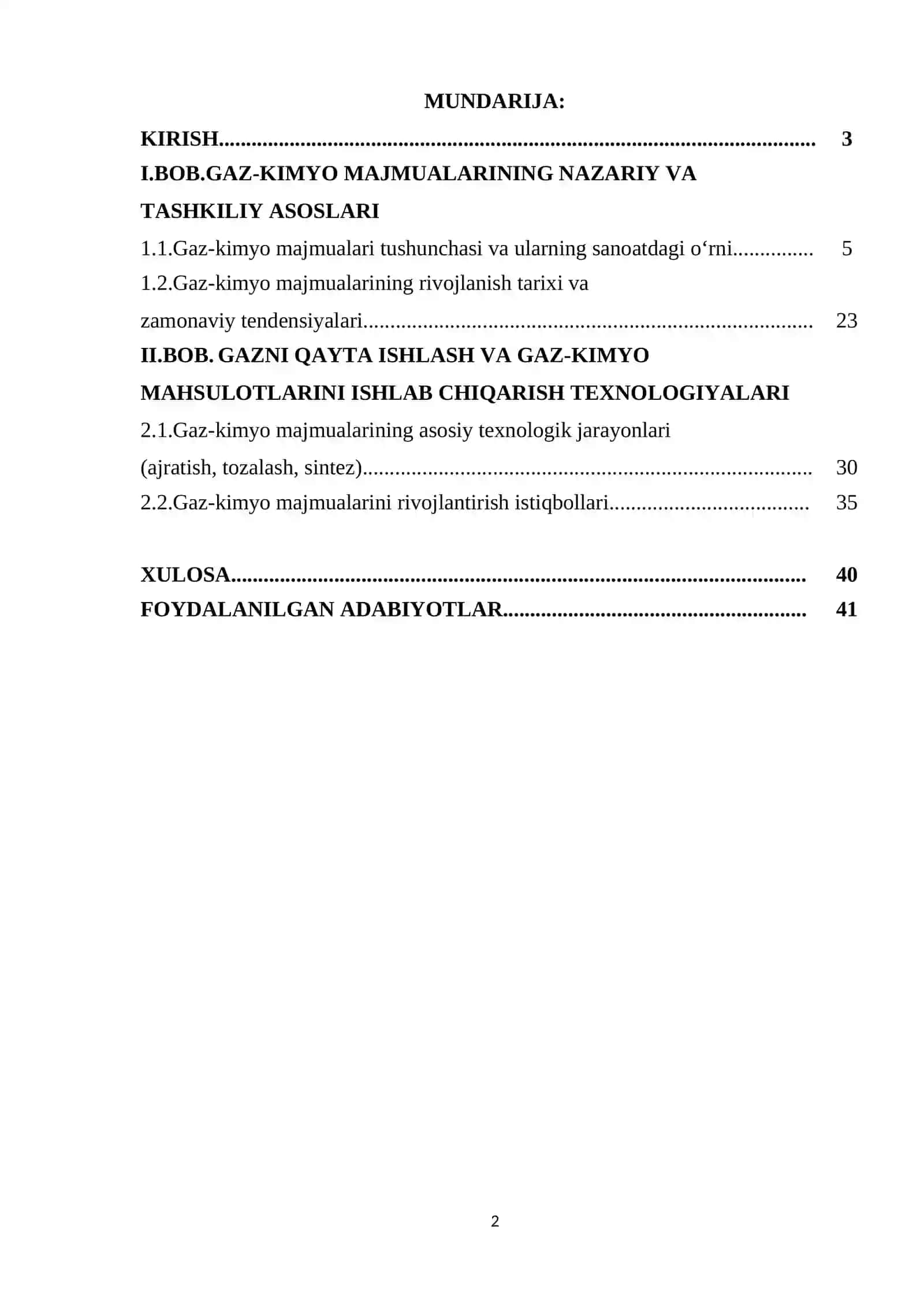 GAZ-KIMYO MAJMUALARINING IQTISODIY VA EKOLOGIK AHAMIYATI 2