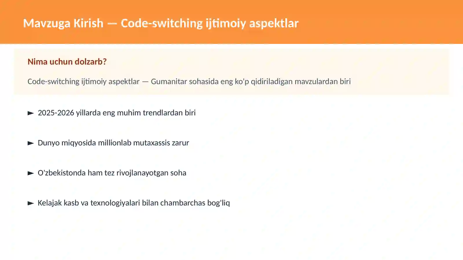 Code-switching ijtimoiy aspektlar 2