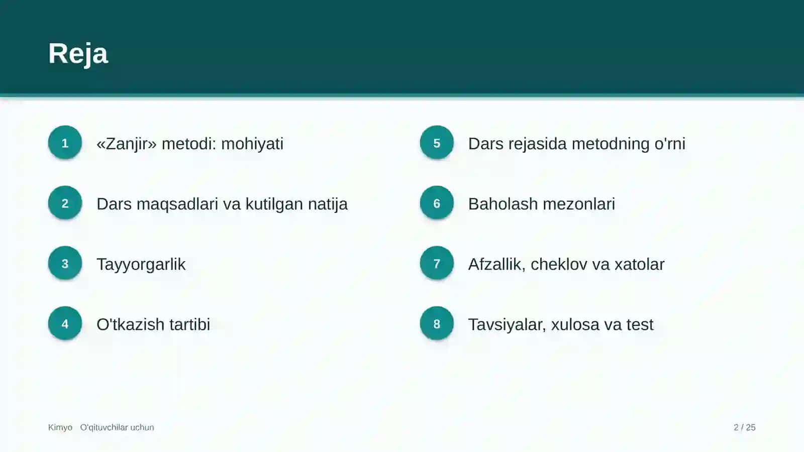 kimyo darslarida zanjir metodidan foydalanish 8780 2