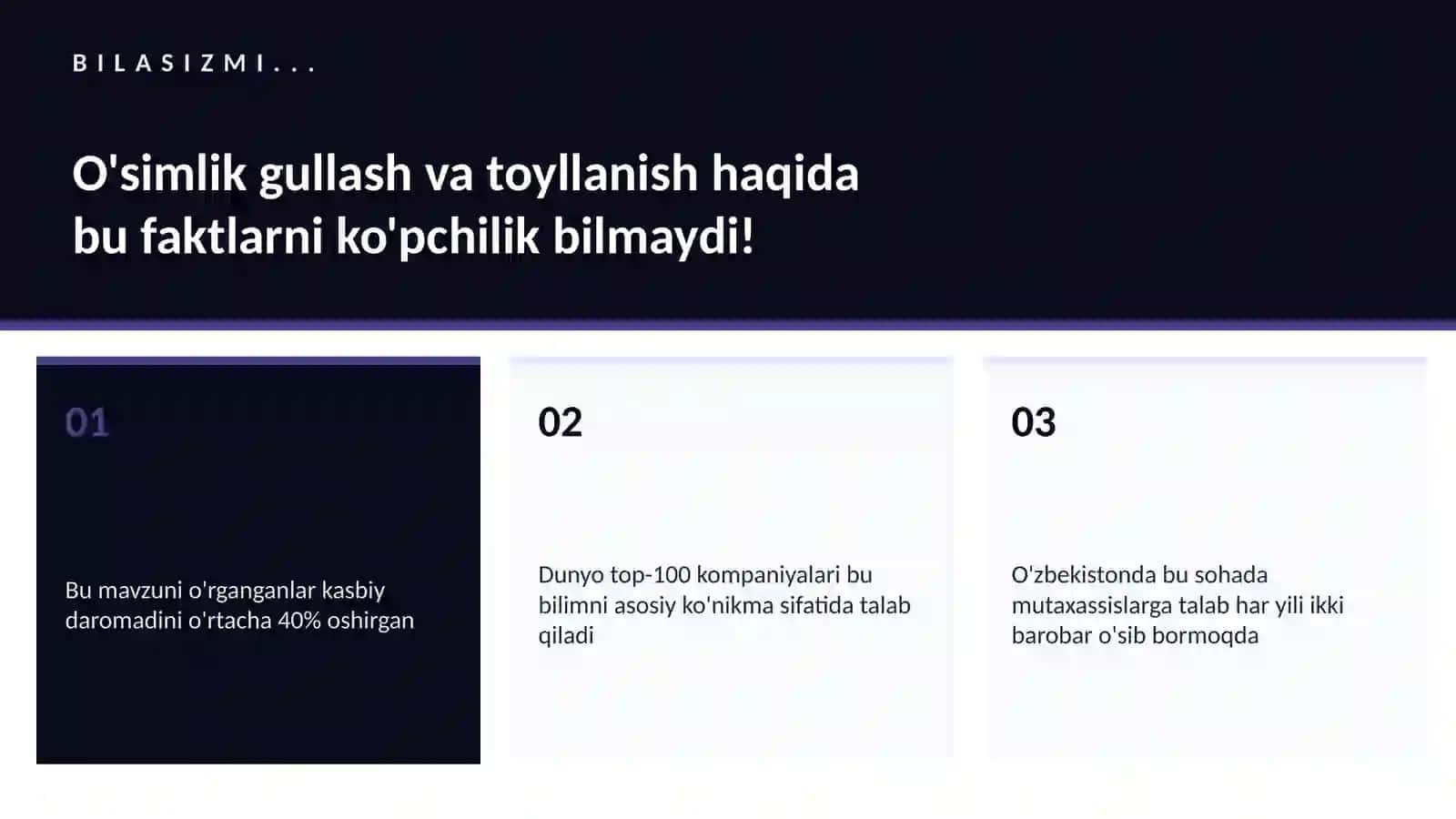 O'simlik gullash va toyllanish 2