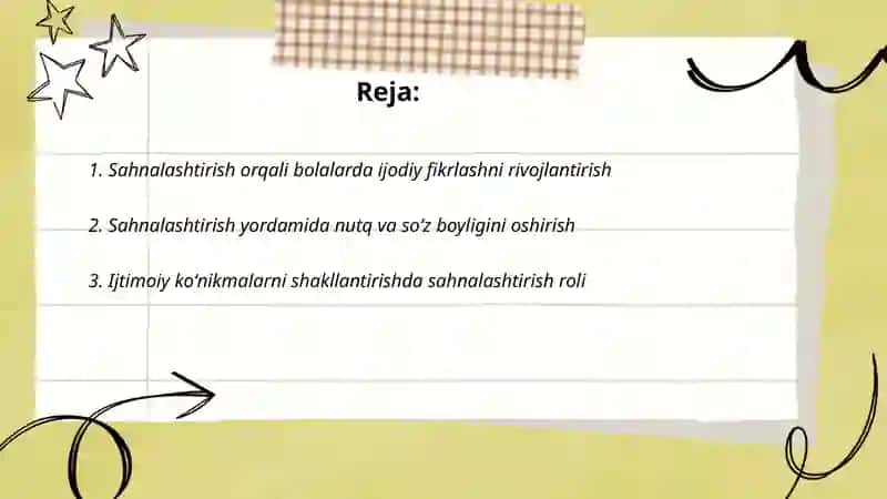 Sahnalashtirish orqali bolalarda ijodiy fikrlashni rivojlantirish 2
