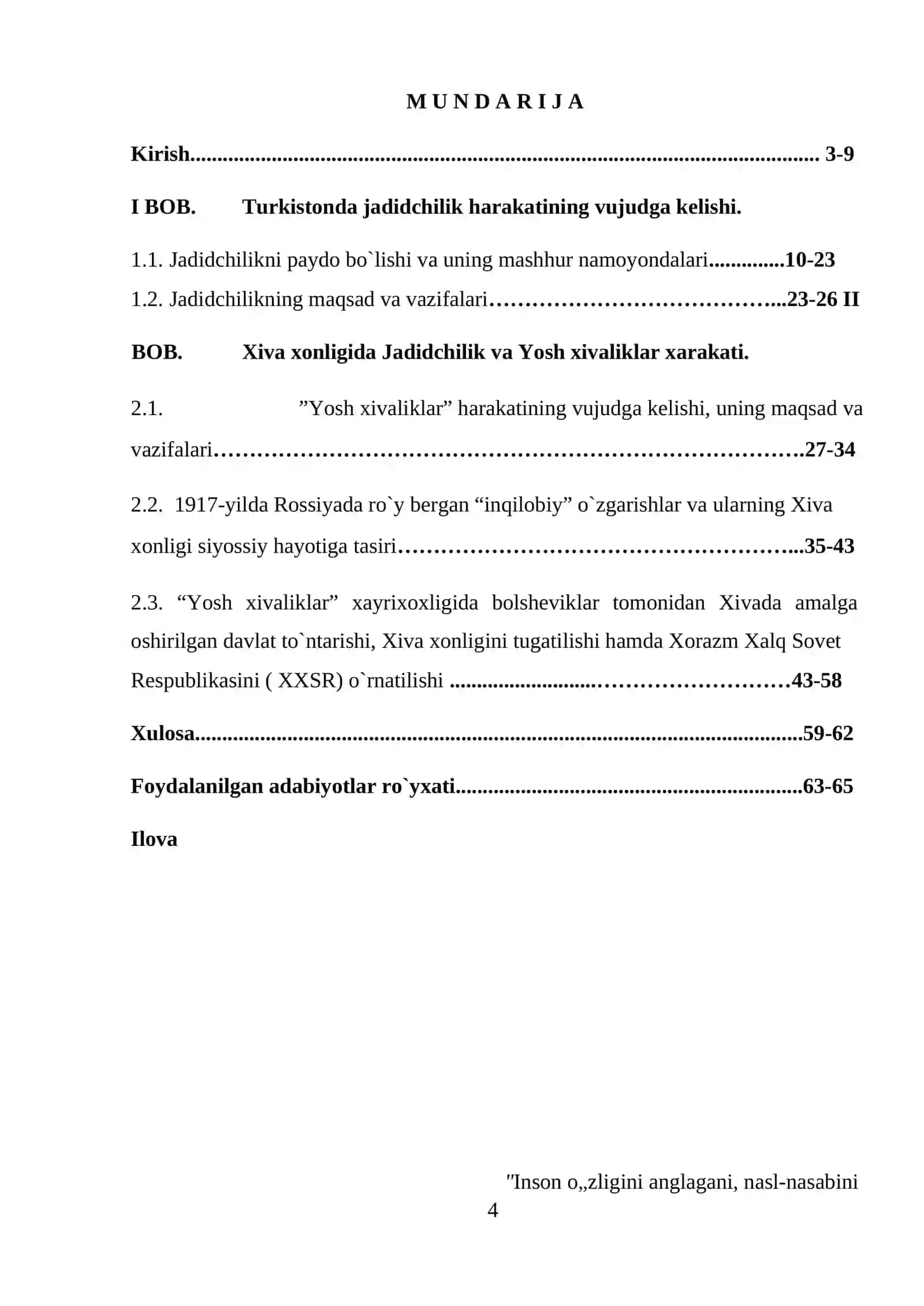 Jadidchilik va “Yosh xivaliklar” harakatining qisqacha tarixi 2