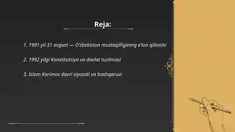 Oʻzbekistonning eng Yangi tarixi 2
