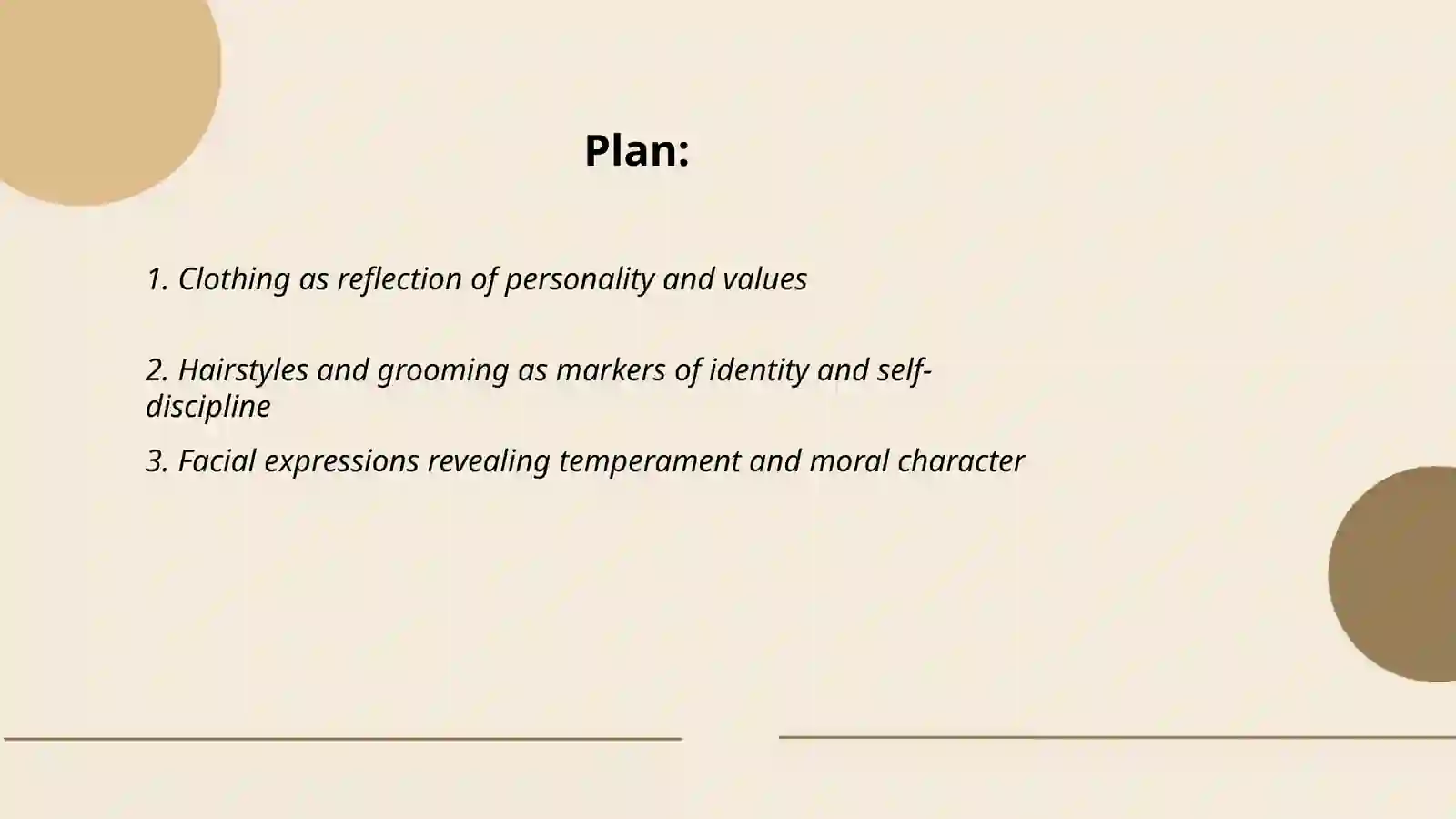 Appearance and its connection to character 2