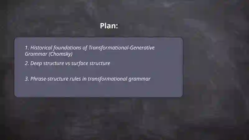 Transformation grammar 2