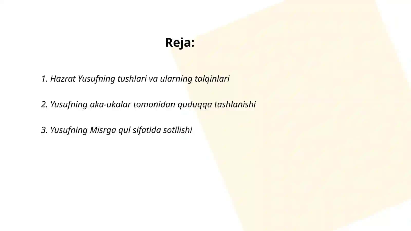 Qul Alining "Qissaiy Yusf"asari folklor manbalari 2