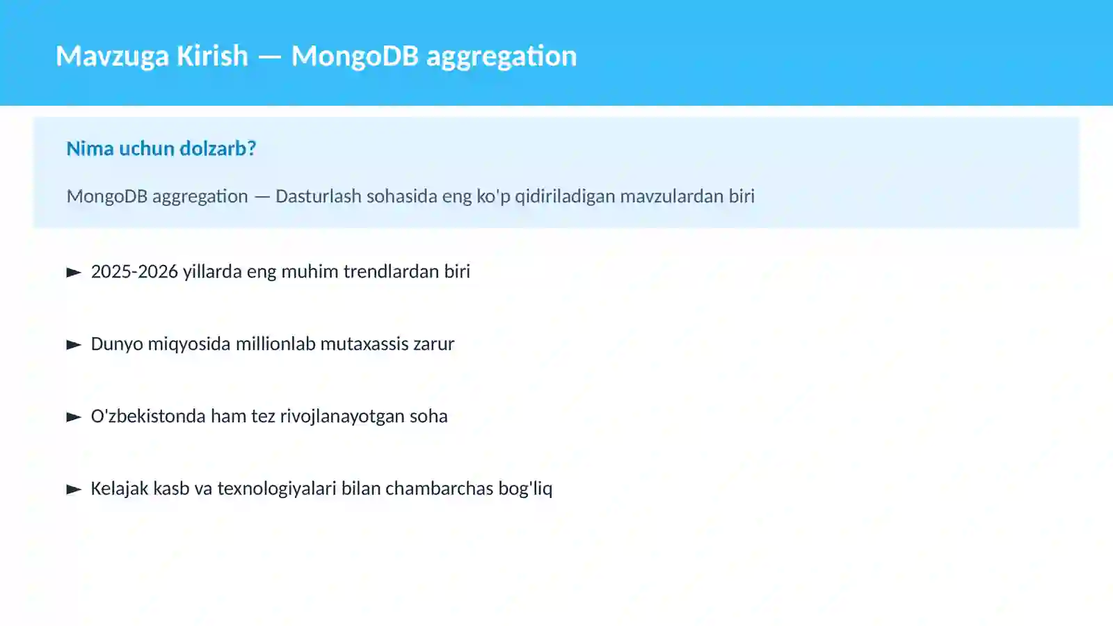 MongoDB aggregation 2