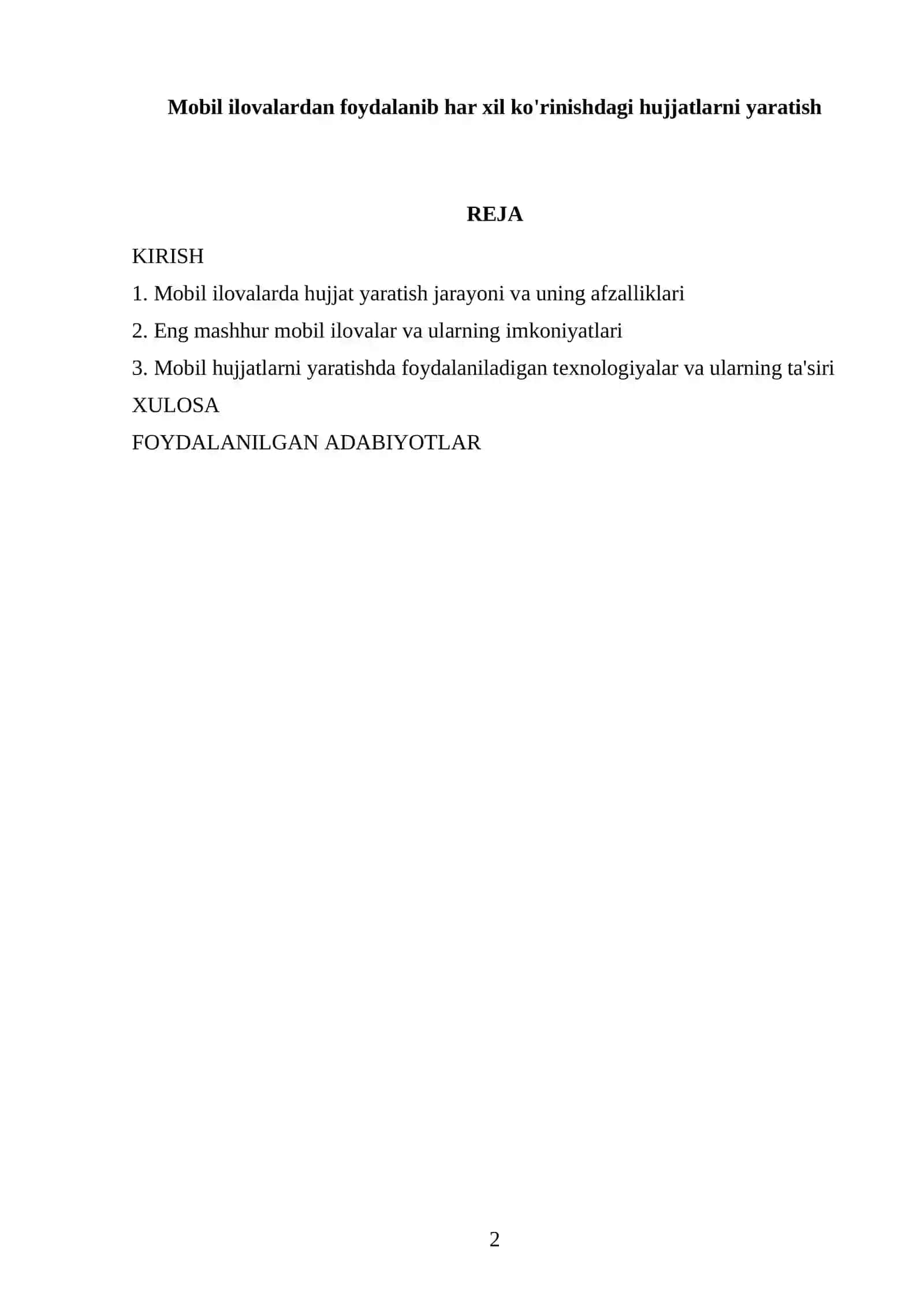 Davolash ishi, 1-KURS TALABASI, RABBIMOVA TABASSUMNING 2