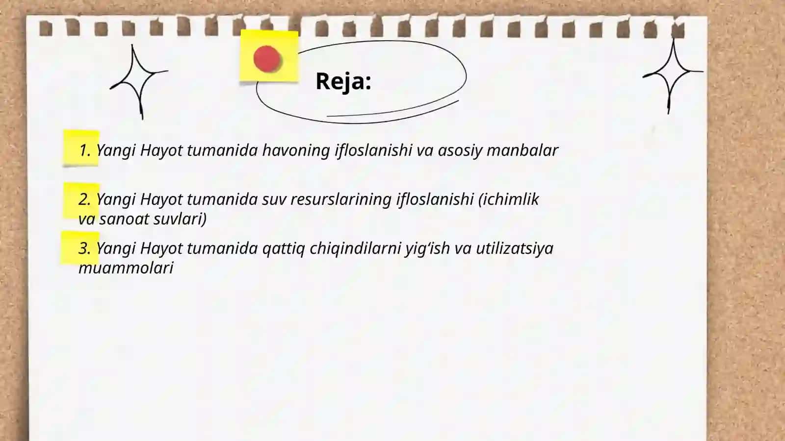 Yangi Hayot Tumanidagi Ekologik Muammolar 2