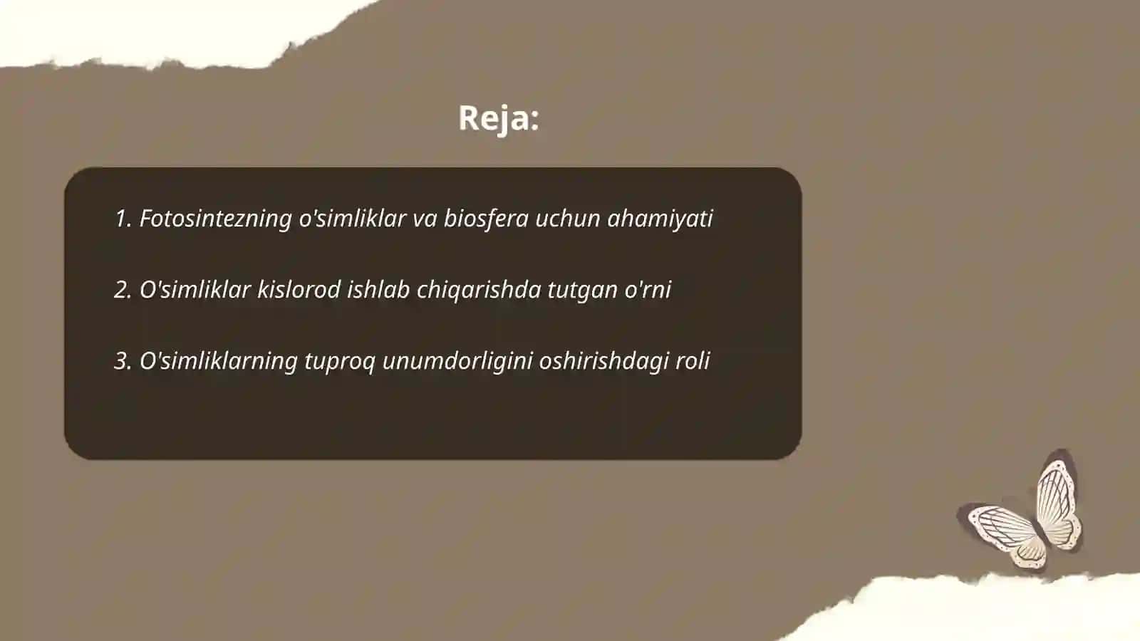 Oʻsimliklarning inson va biosferadagi ahamiyati 2