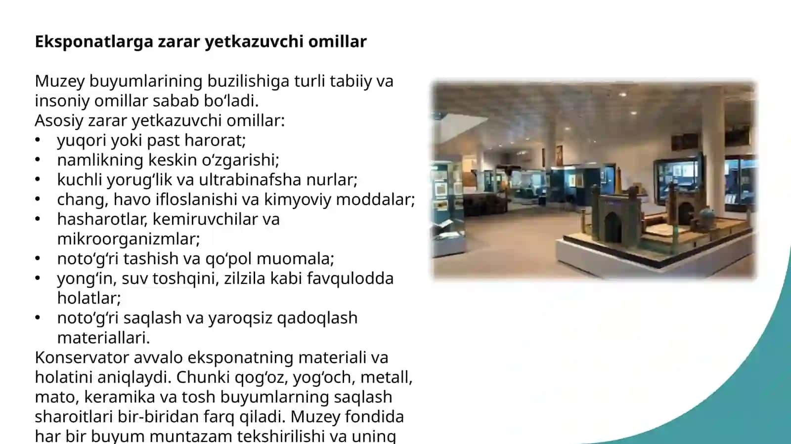 Muzeykonservatsiyasi 2