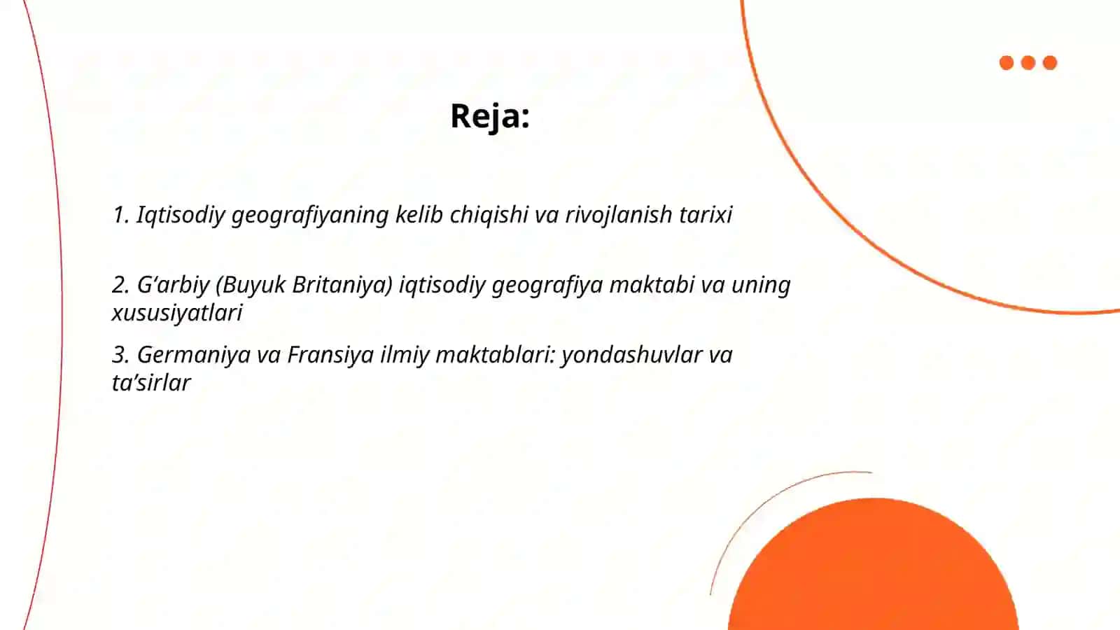 Iqtisodiy geografiyada shakllangan ilmiy maktablar 2