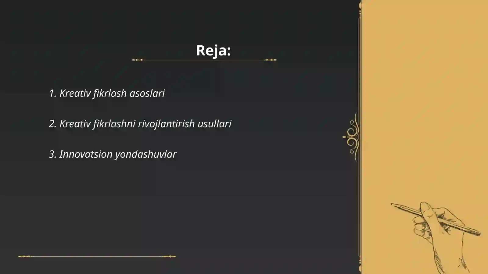 Kreativ fikrlash 2