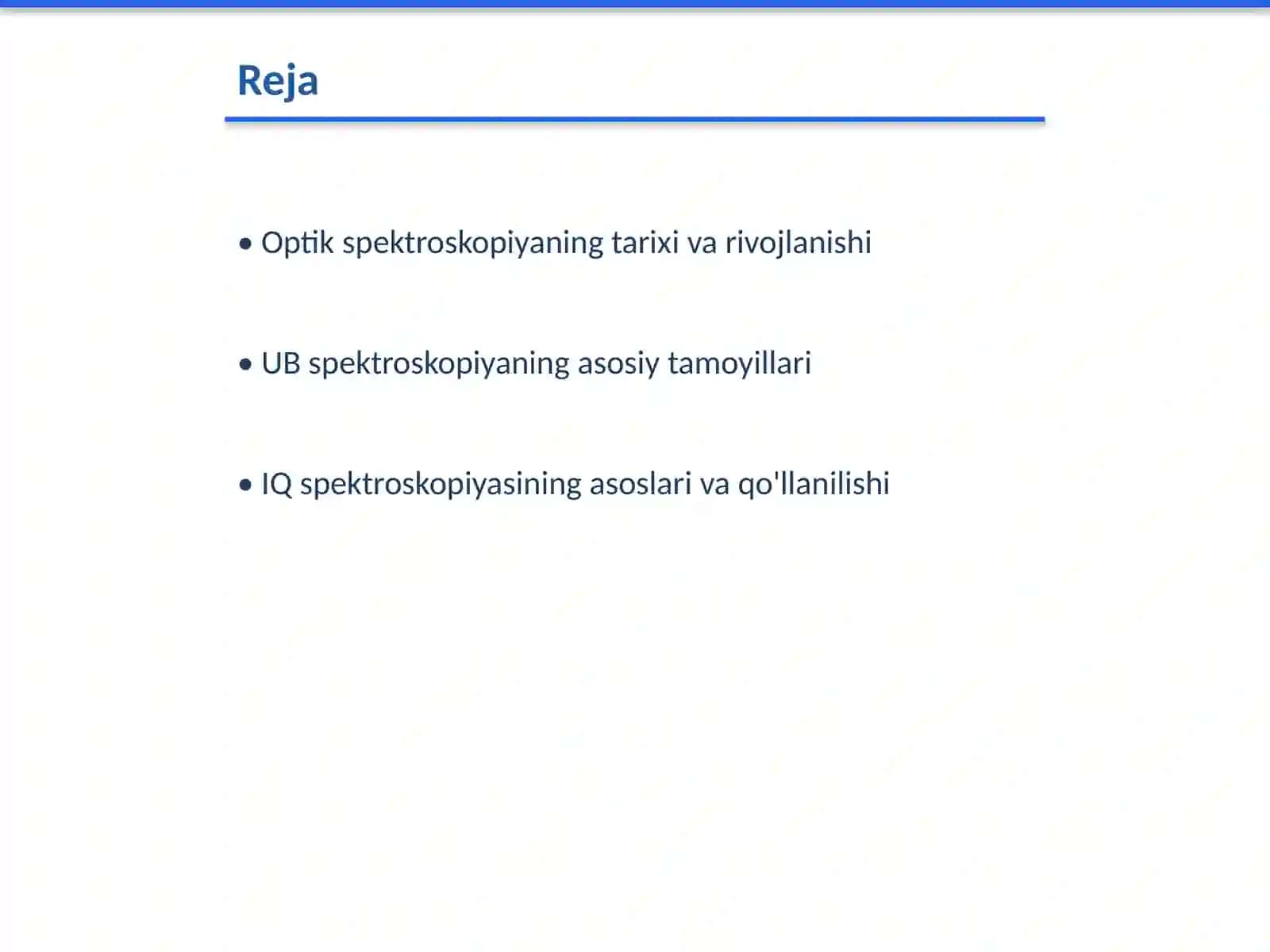 Optik spektroskopiya 2