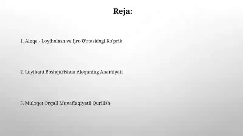 Qurilishboshqaruvi komunikatsiya loyihasi 2