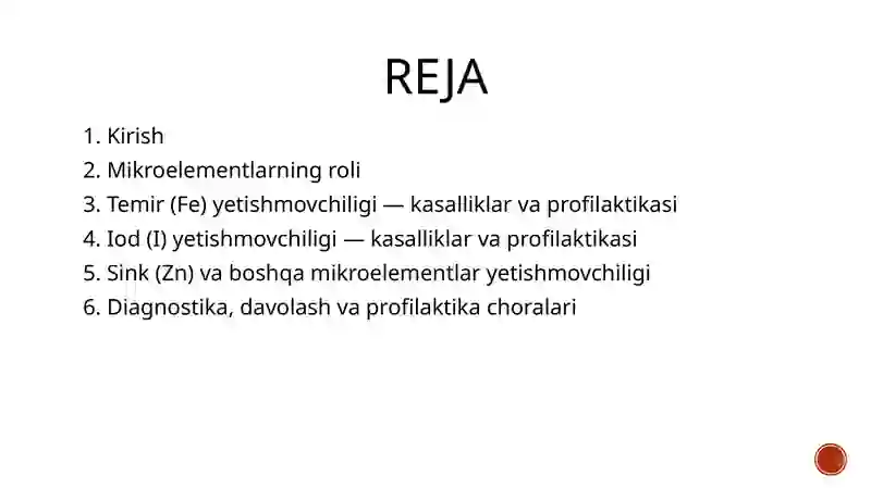 Mikroelementlarni yetishmovchiligi natijasida kelib chiqadigan kasalliklar va profilaktikasi 2