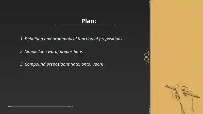 Preposition and its types 2