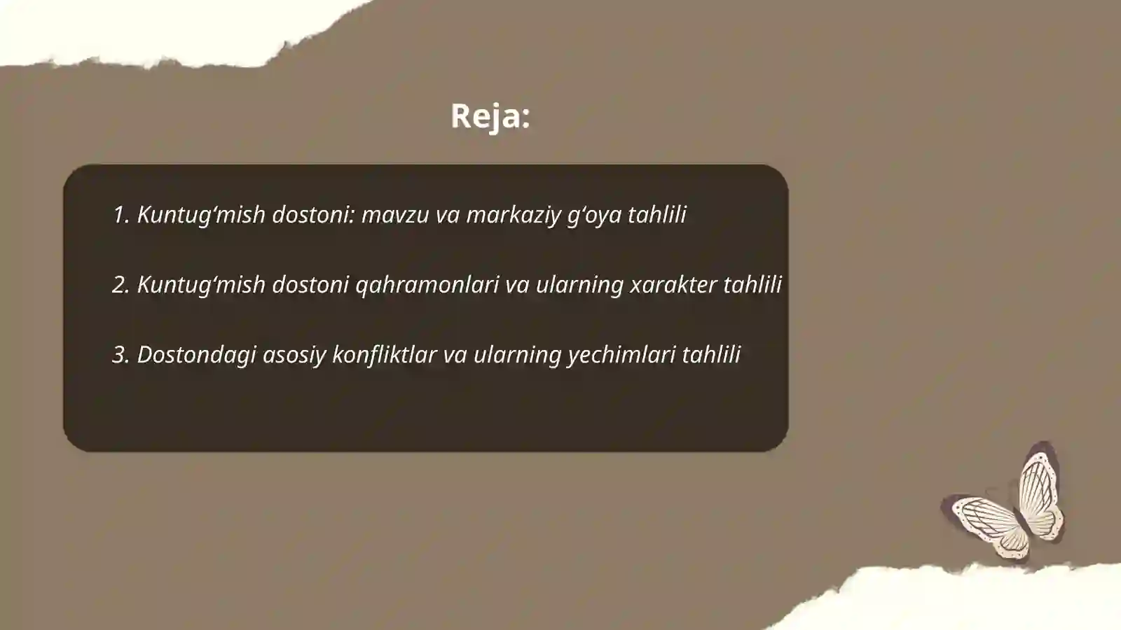 Kuntugʻmish dostoni tahlili 2