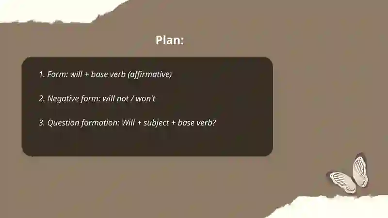 Future simple tense 2