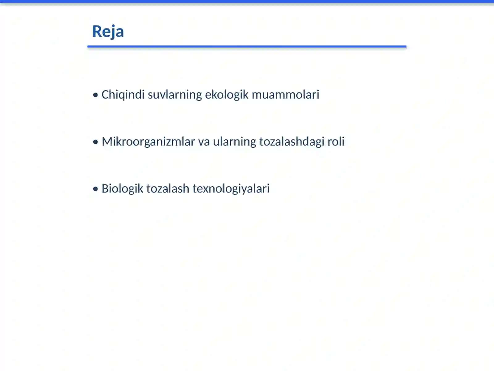 Chiqindi suvlarni mikroorganizmlar yordamida tozalash 2