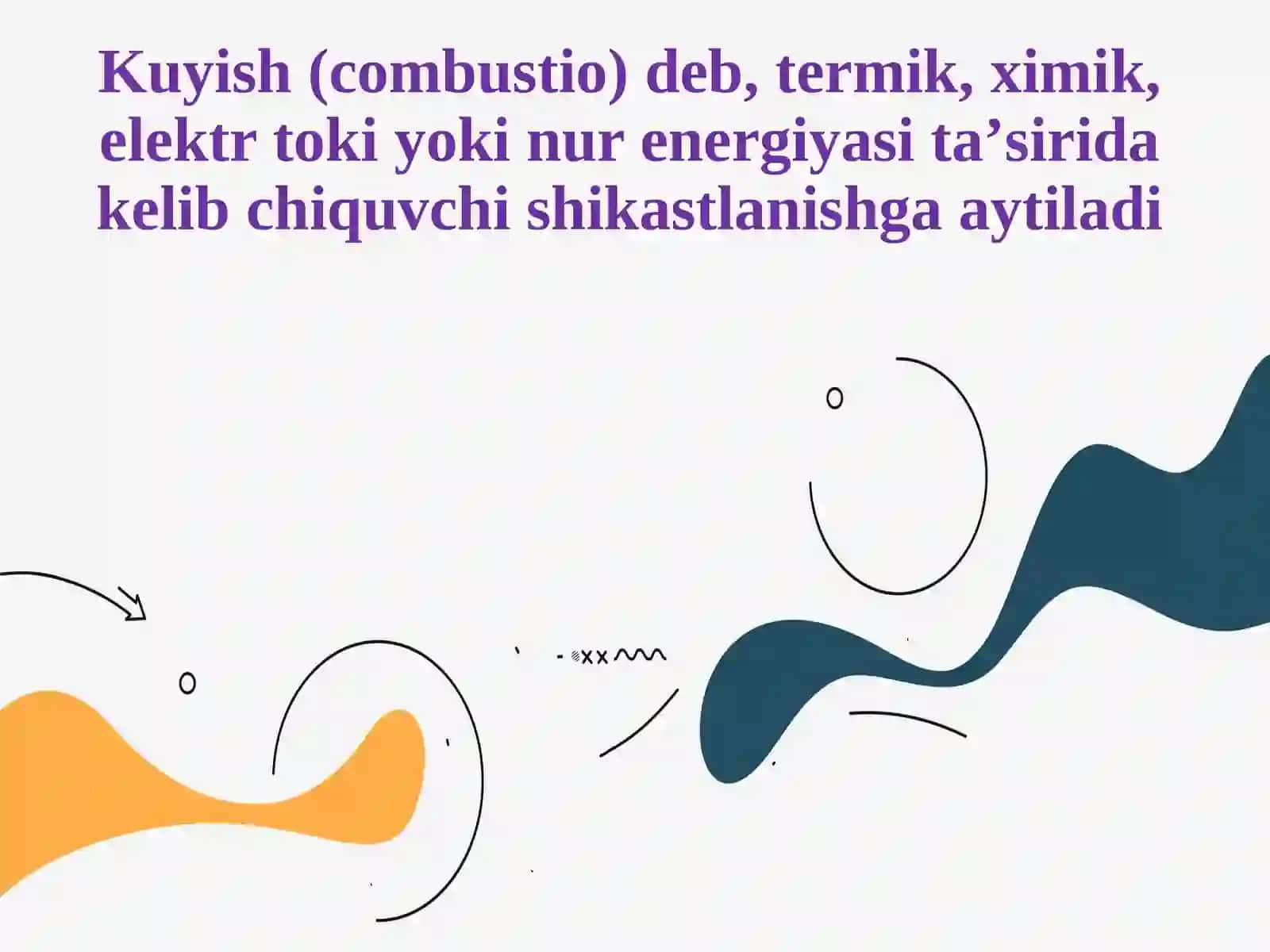 Kuyishlar, sovuqurishi va elektrotravma 2