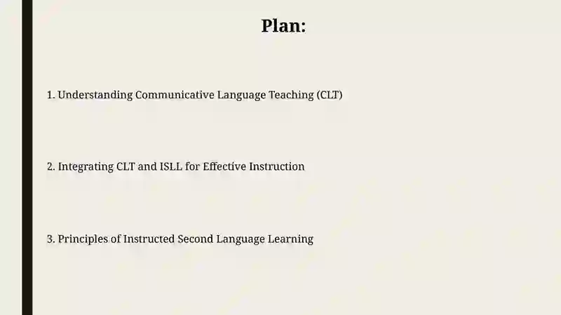 Communicative language teaching and principles of instructed second language learning 2