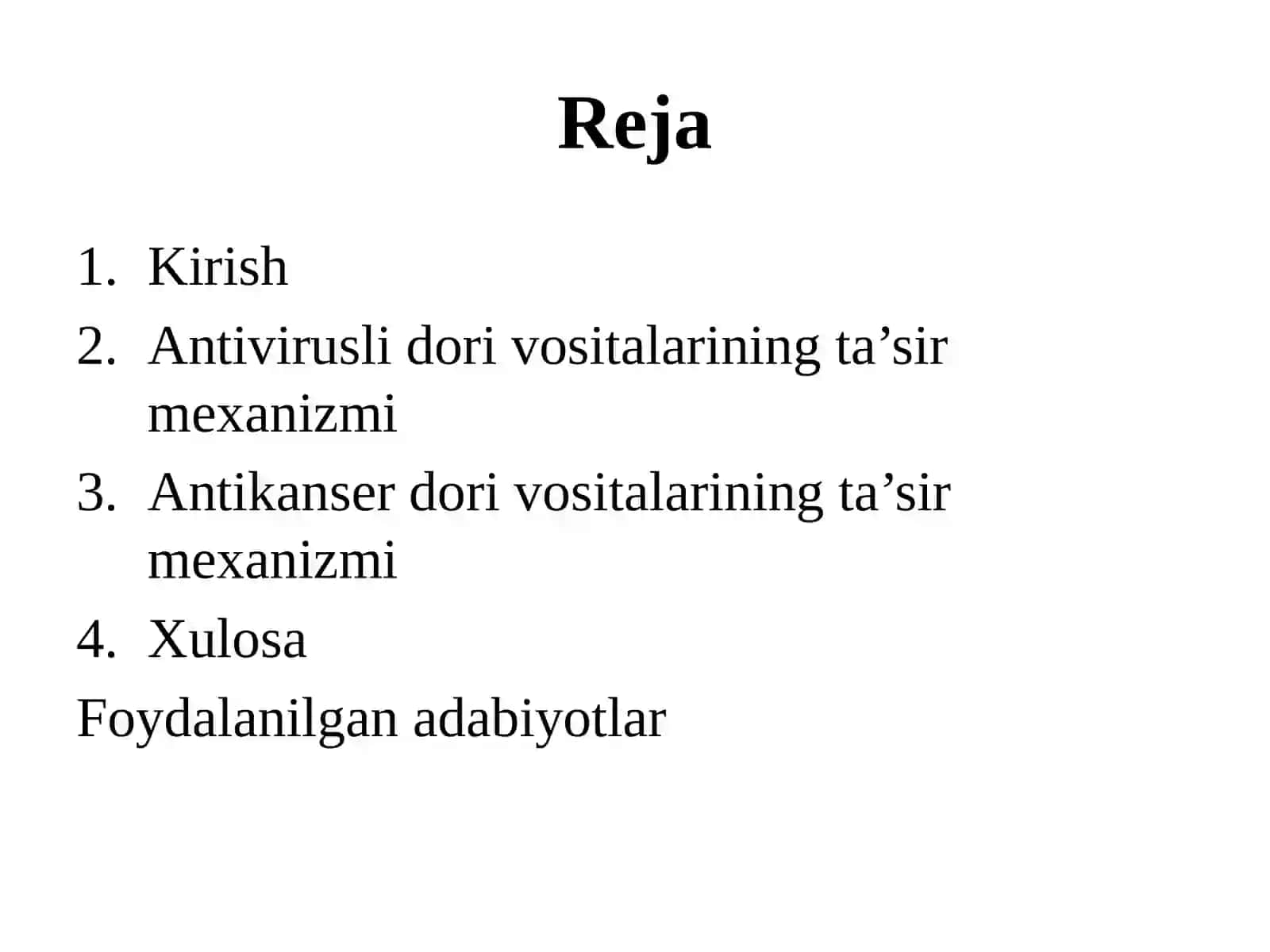 Viruslargavao‘smalargaqarshidorivositalarnita’sirmexanizmi 2