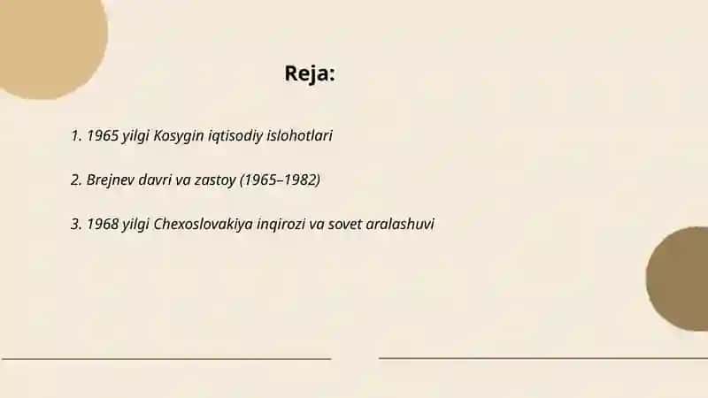 1965 yilgi Kosygin iqtisodiy islohotlari 2