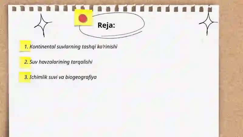Kontinental suvlar biogeografiyasi 2