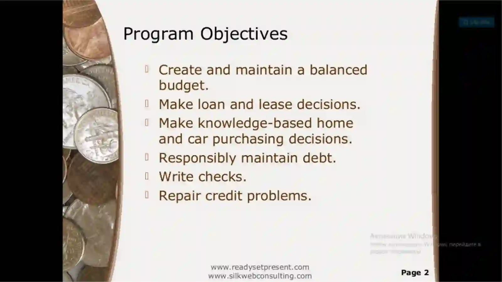 BUDGET AND SAVING MONEY 2