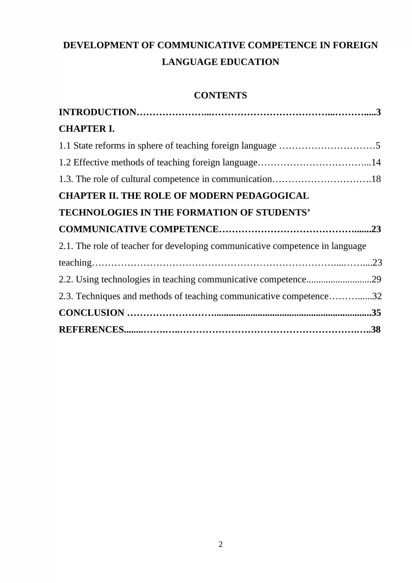 ROLE OF MODERN PEDAGOGICAL TECHNOLOGIES IN THE FORMATION OF STUDENTS’ COMMUNICATIVE COMPETENCE 2