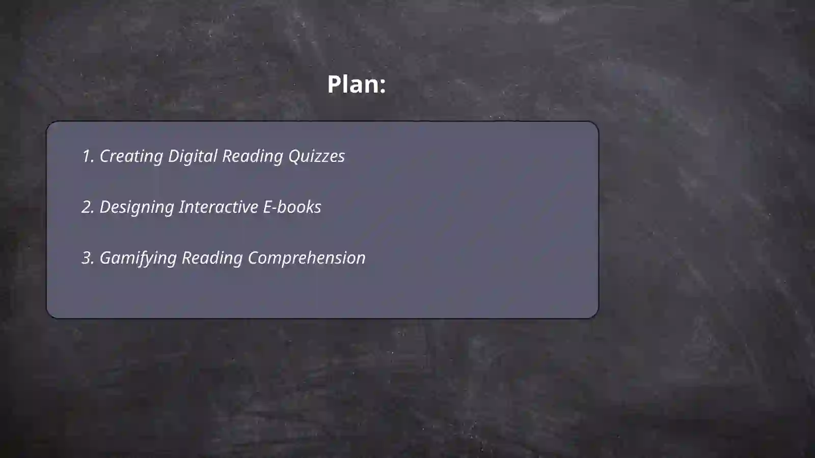 Desegning Assessment Tasks interactive reading 2